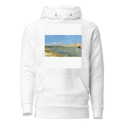 The Western Ramparts at Aigues-Mortes by Frédéric Bazille Hoodie