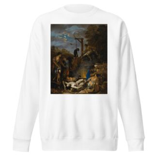 The Witches’ Sabbath By Moonlight by Domenicus van Wijnen Sweatshirt