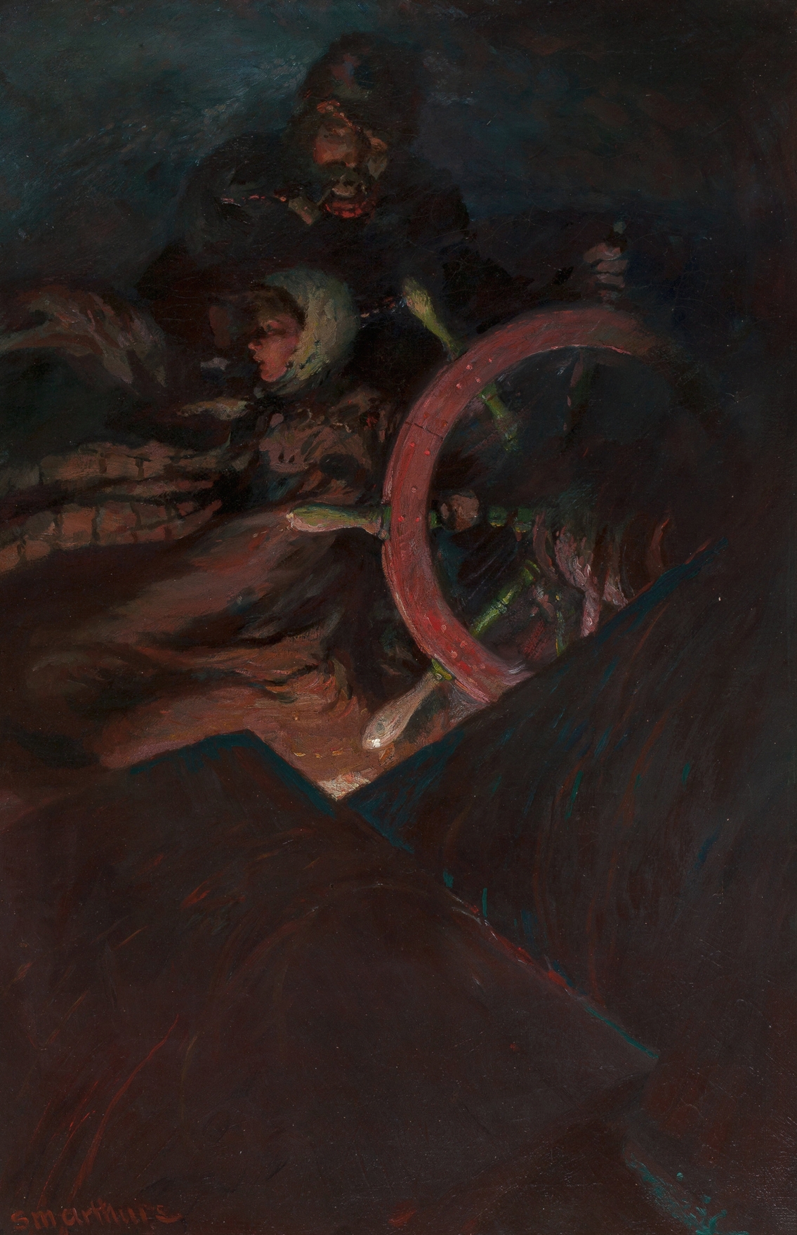 The Wreck of Hesperus by Stanley Massey Arthurs