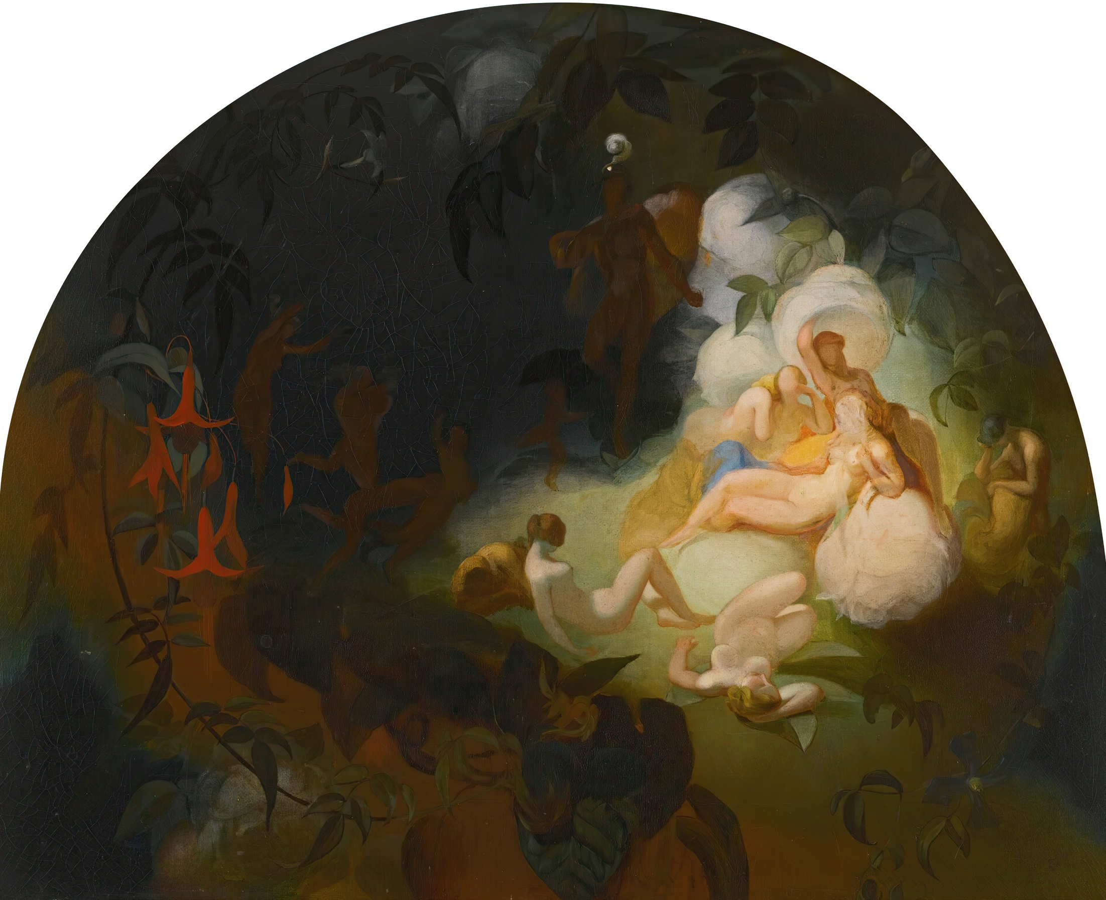 There sleeps Titania by Robert Huskisson