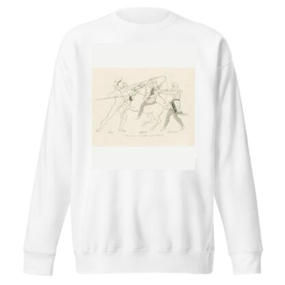 Theseus, ; Hyppolita ; Deinomache by Henry Moses Sweatshirt