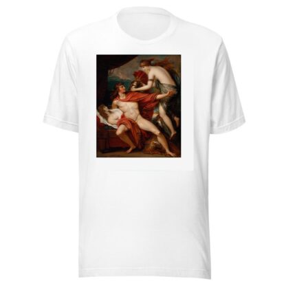 Thetis Bringing the Armor to Achilles by Benjamin West T-Shirt