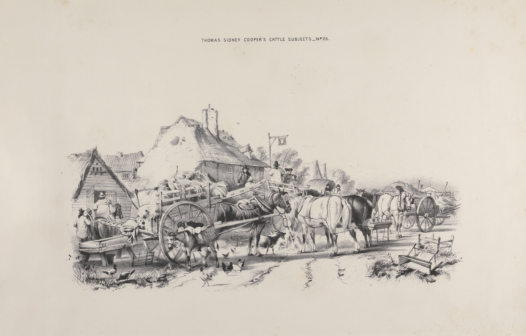 Thomas Sydney Cooper’s cattle subjects Pl.25 by Thomas Sidney Cooper