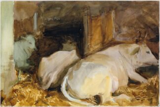 Three Oxen by John Singer Sargent