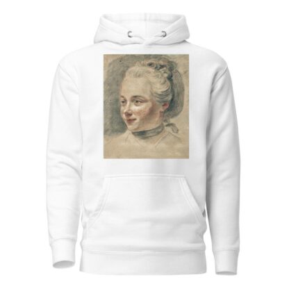 Three-Quarter View of the Head of a Girl, Turning to the Left by Johann Heinrich Tischbein the Younger Hoodie