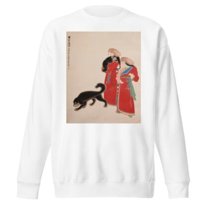 Tibétaines au dogue by Daqian Zhang Sweatshirt