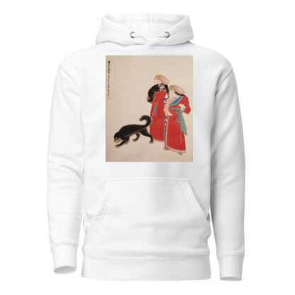 Tibétaines au dogue by Daqian Zhang Hoodie