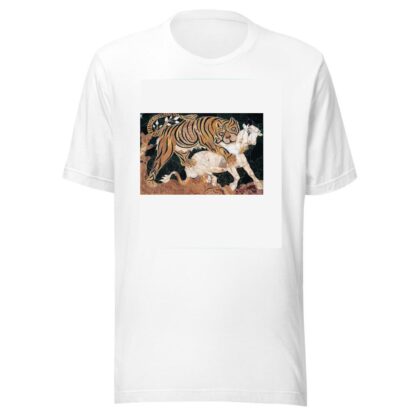 Tiger attacking a calf by Anonymous T-Shirt