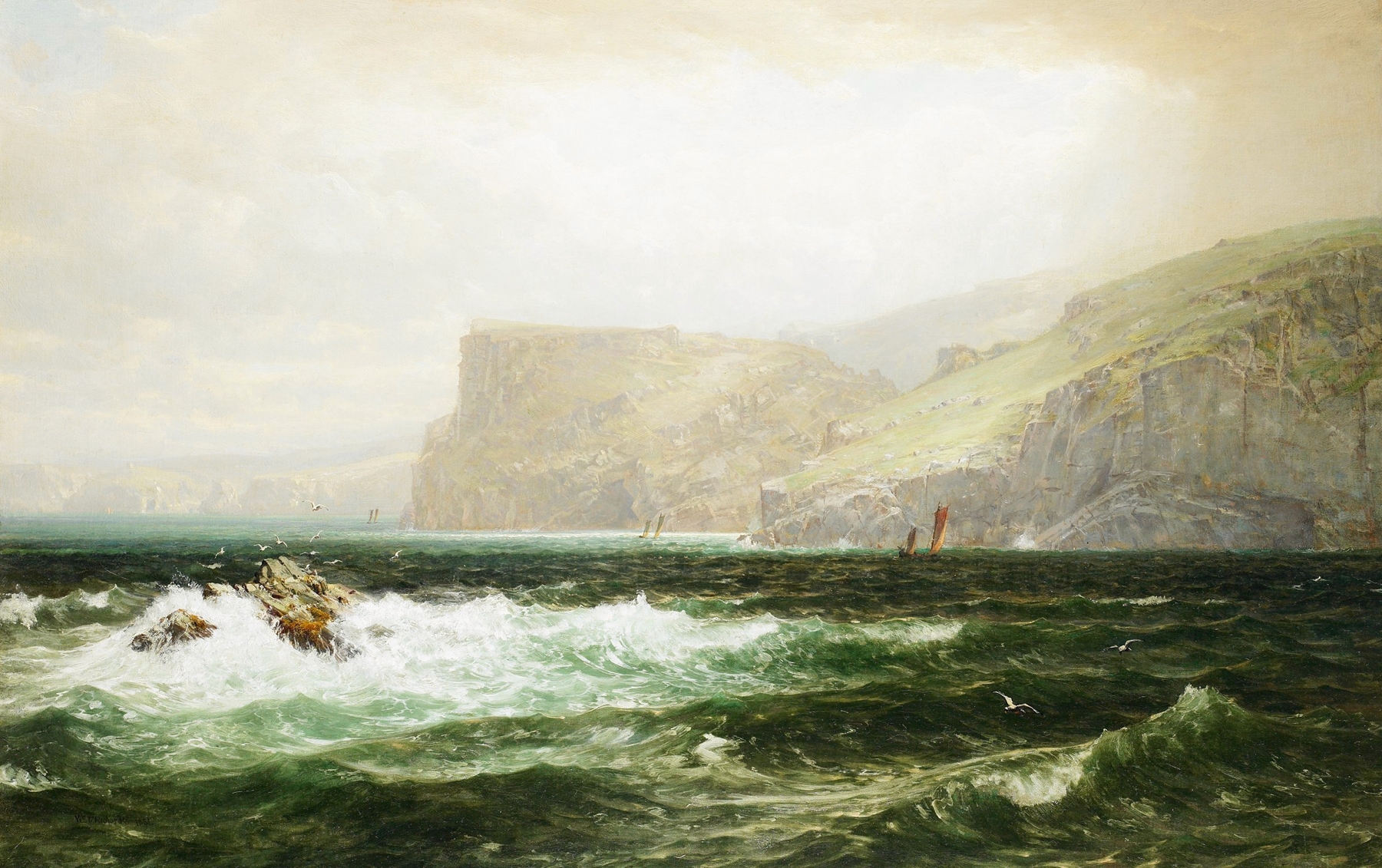 Tintagel Coast by William Trost Richards