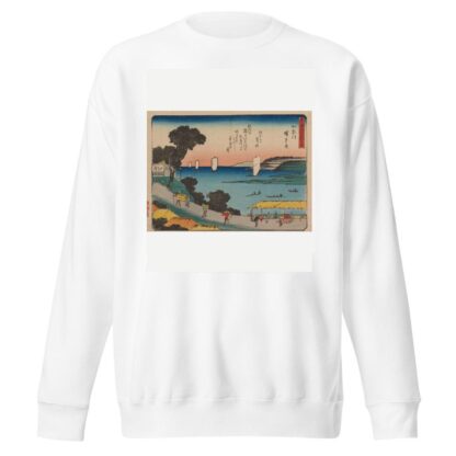 Tokaido gojusantsugi, Pl.04 by Andō Hiroshige Sweatshirt