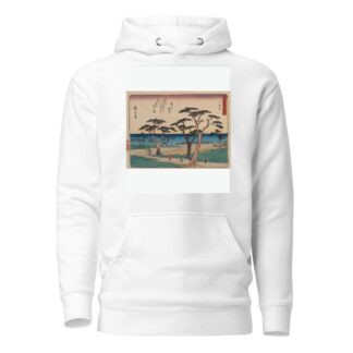 Tokaido gojusantsugi, Pl.10 by Andō Hiroshige Hoodie