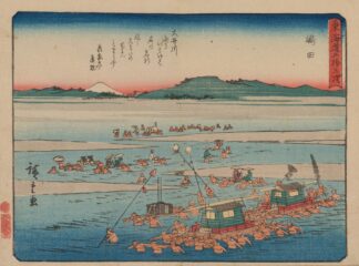 Tokaido gojusantsugi, Pl.24 by Andō Hiroshige