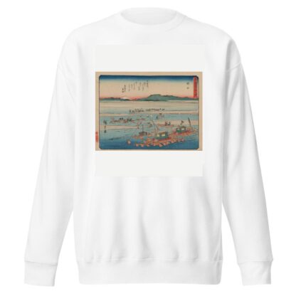 Tokaido gojusantsugi, Pl.24 by Andō Hiroshige Sweatshirt