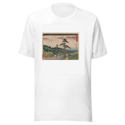 Tokaido gojusantsugi, Pl.34 by Andō Hiroshige T-Shirt