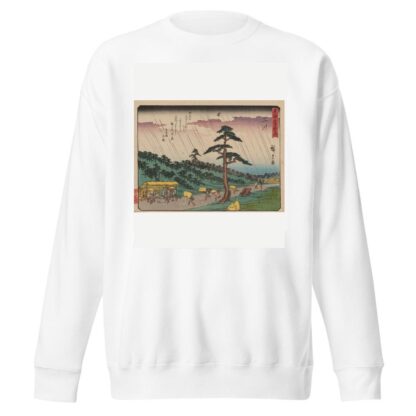 Tokaido gojusantsugi, Pl.34 by Andō Hiroshige Sweatshirt