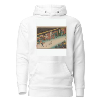 Tokaido gojusantsugi, Pl.43 by Andō Hiroshige Hoodie