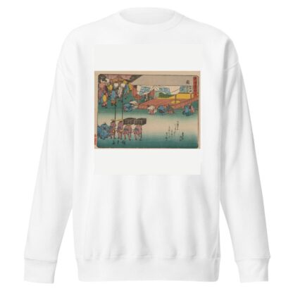 Tokaido gojusantsugi, Pl.48 by Andō Hiroshige Sweatshirt