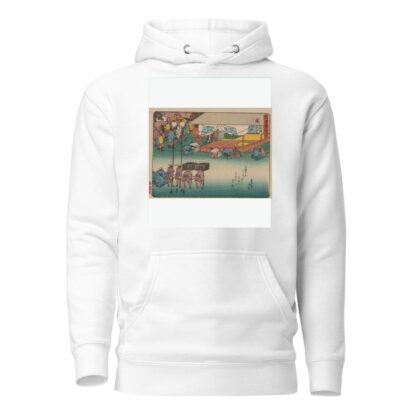 Tokaido gojusantsugi, Pl.48 by Andō Hiroshige Hoodie