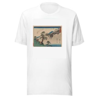 Tokaido gojusantsugi, Pl.49 by Andō Hiroshige T-Shirt