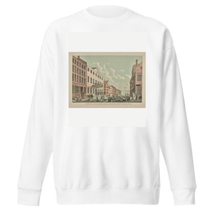 Tontine Building, Wall Street, New York 1797. by John Joseph Holland Sweatshirt