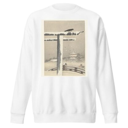 Torii in the snow by Ohara Koson Sweatshirt