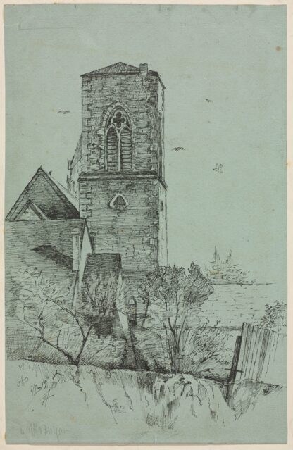 Tower of the Chimes, Old Trinity, Cleveland by Otto Henry Bacher