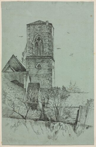 Tower of the Chimes, Old Trinity, Cleveland by Otto Henry Bacher