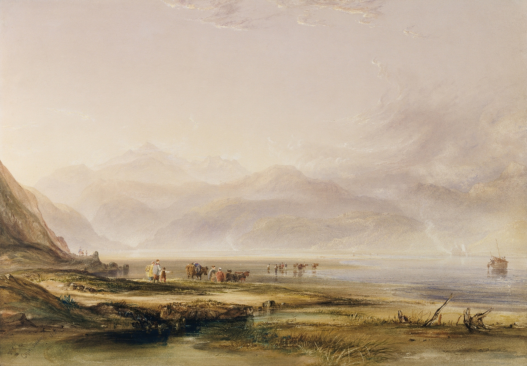 Traeth Mawr by Copley Fielding