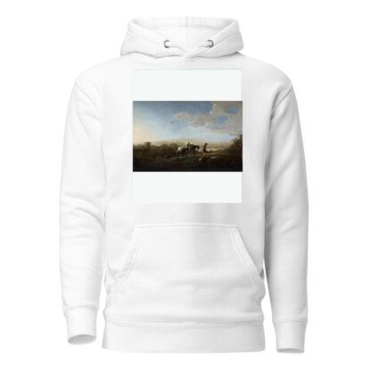 Travelers in Hilly Countryside by Aelbert Cuyp Hoodie