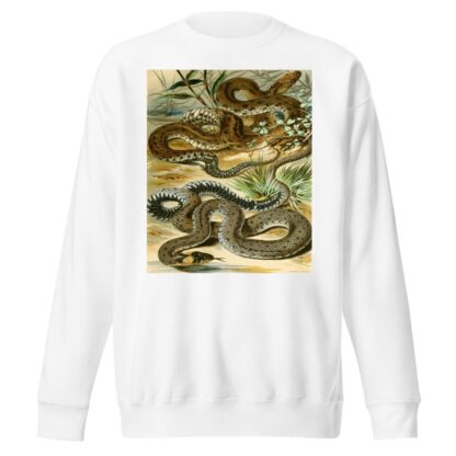 Tropidonotus tessellatus, Tropidonotus natrix by Bruno Dürigen Sweatshirt