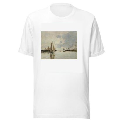 Trouville, Les jetées, marée haute by Eugène Boudin T-Shirt
