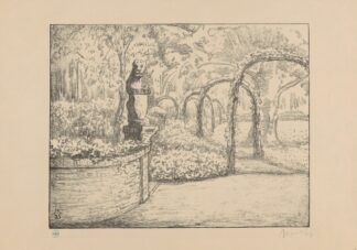 Tuin met rozenbogen op landgoed Zorgvliet Zorgvliet I by Simon Moulijn
