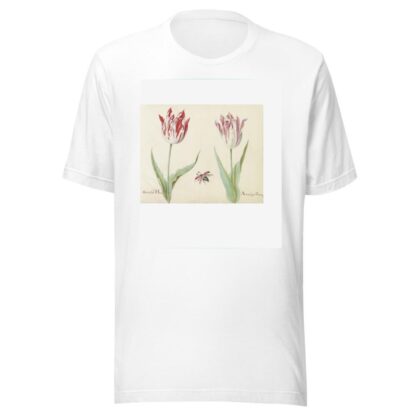 Twee tulpen met vliegende kever General va(n) Horne Amaral pot Bacer by Jacob Marrel T-Shirt