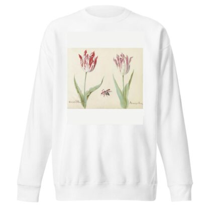 Twee tulpen met vliegende kever General va(n) Horne Amaral pot Bacer by Jacob Marrel Sweatshirt