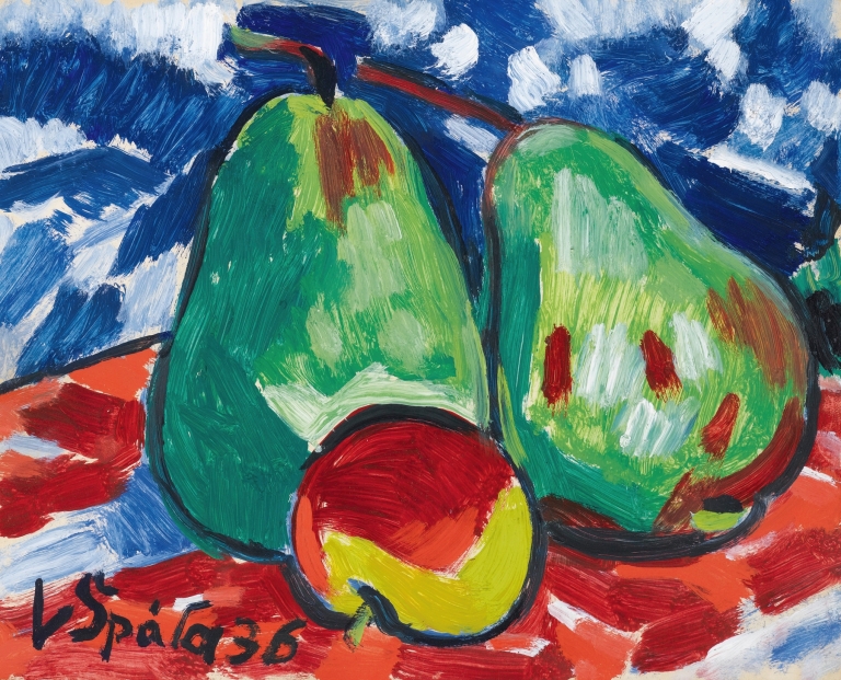 Two Apples And A Pear by Václav Špála