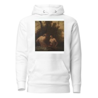 Two bathing nymphs by Francesco Albani Hoodie