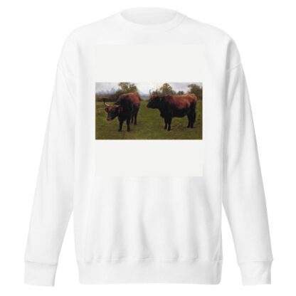 Two Bulls Grazing by Rosa Bonheur Sweatshirt