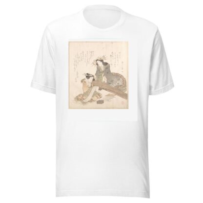 Two Courtesans, One Playing a Koto by Kubo Shunman T-Shirt