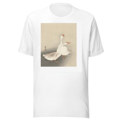 Two geese. by Ohara Koson T-Shirt