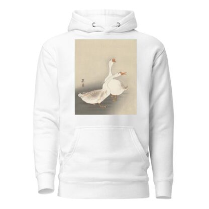 Two geese. by Ohara Koson Hoodie