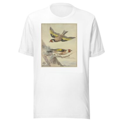 Two goldfinches by Aert Schouman T-Shirt