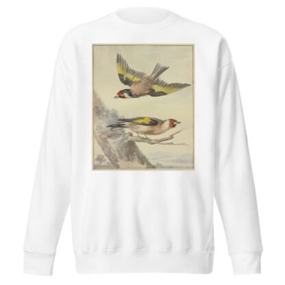 Two goldfinches by Aert Schouman Sweatshirt