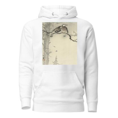 Two gray starlings by Ohara Koson Hoodie