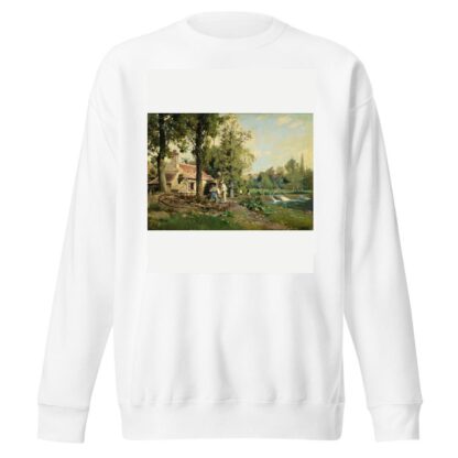Two Men By A Mill by Paul Saïn Sweatshirt