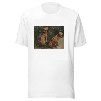 Two Terriers; Study For ‘the Half Holiday’ by Elizabeth Adela Forbes T-Shirt