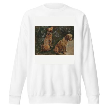 Two Terriers; Study For ‘the Half Holiday’ by Elizabeth Adela Forbes Sweatshirt