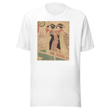Two Women Looking Out at Sea by Kikukawa Eizan T-Shirt