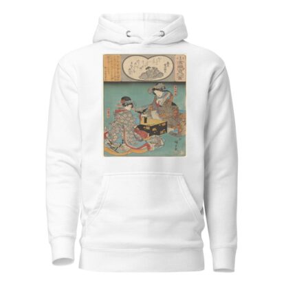 Two Women Playing a Game by Andō Hiroshige Hoodie