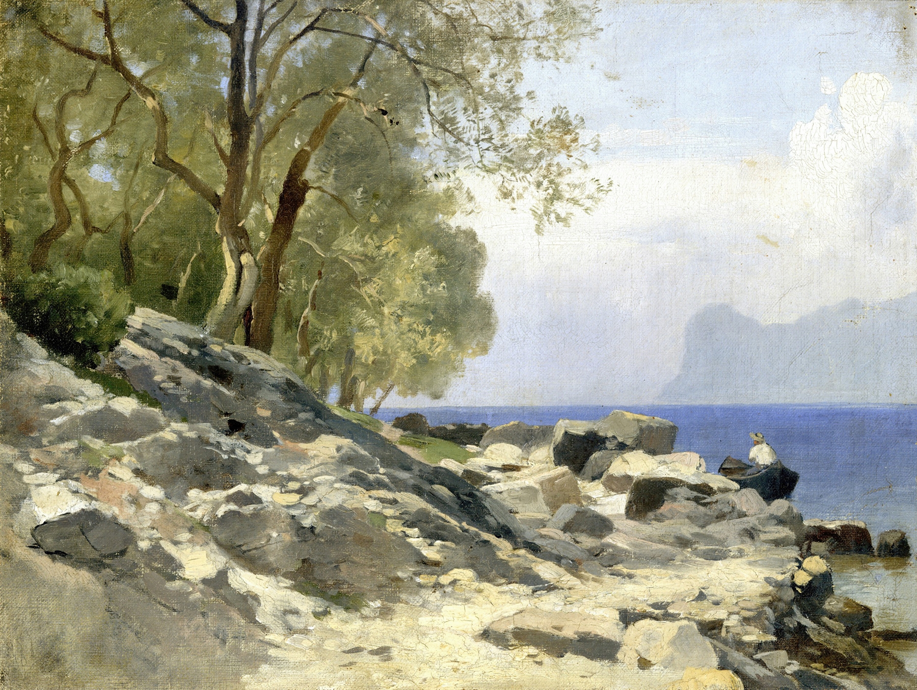 Ufer am Gardasee by Carl Bolze