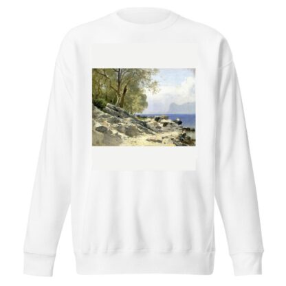 Ufer am Gardasee by Carl Bolze Sweatshirt